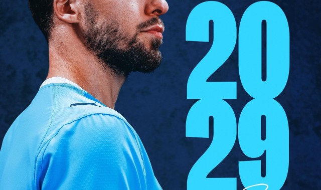 官方：曼城与中卫鲁本-迪亚斯续约至2029年